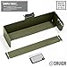 Savior Equipment Wall Rack System Universal Magazine Rack Holder Slat Wall Mount Display Organizer Hanger, Adjustable to Fit Most 9MM .45 Pistol 5.56 .308 Rifle Mags, Heavy-Duty Steel Construction