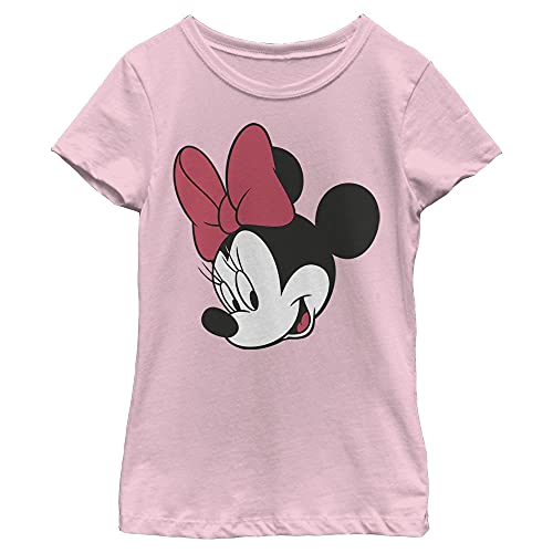 T-shirt fille Disney Minnie à rayures idéal pour l'école et les sorties