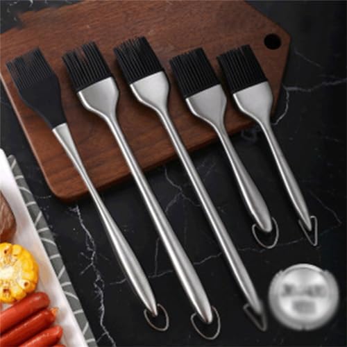 Brosse en silicone et manche inox JFDBGU, l'excellence pour barbecue - 3