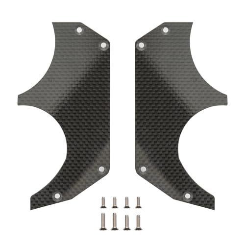 MOSHNOLY Air Dam Diffuser for Arrma 6S 1/7 Infraction/Limitless F1/Felony,Premium Wheel Covers Lightweight Left&Right Replace Wheelcover for 6S 1/7 Infraction/Limitless/Felony Upgrade Part