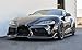 Front Bumper Lip Splitter Compatible with 2020-2026 Toyota Supra A90 A91 GR Coupe 3PCS ABS Spoiler Kit (Carbon Fiber Look)