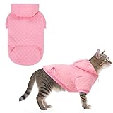 Picture of KOOLTAIL Small Dog Sweater, Ultra-Warm & Soft Winter Fall Sphynx Cat Clothes for Cats Only, Lightweight Dog Hoodie Sweatshirt for Small Dogs Boy Girl Yorkie, Chihuahua, Shih-Tzu, Puppy,Pink XXS