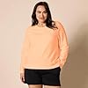 Amazon Essentials Women's French Terry Fleece Crewneck Sweatshirt (Available in Plus Size), Melon Orange, Small #5