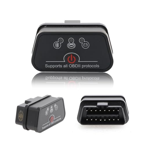 ASVEGE Bluetooth OBD2 Auto Diagnostica Adattatore, Lettore Scanner per Motore.
