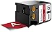 Produktbild Dymo XTL Allzweck-Vinyletikett, Schriftbandkassette, permanent haftend, endlos 54 mm x 7 m, weiß auf rot