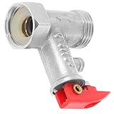 LOORGVEL Válvula de Seguridad 3/4 de Latón para Calentador de Agua Eléctrico Alivio Rápido de Presión 08 Mpa Resistente y Compatible para Uso Doméstico y Hotelero