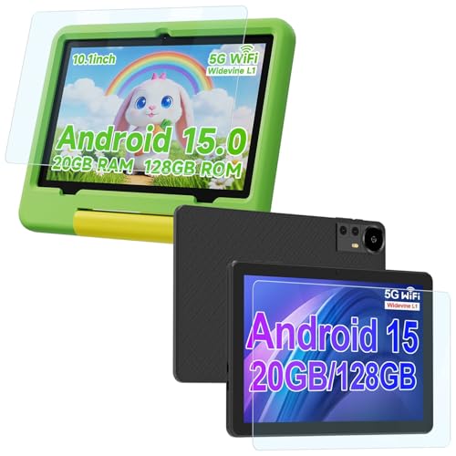 Futanwei for IWEGGO Kids Tablet CP31MK Screen Protector - [2 Pack] HD Tempered Glass Film [9H Hardness] [Anti-Scratch] [Bubble Free] Compatible for PEICHENG CP31MK, Nyxolaria Bnegynng CUPEISI CP31M