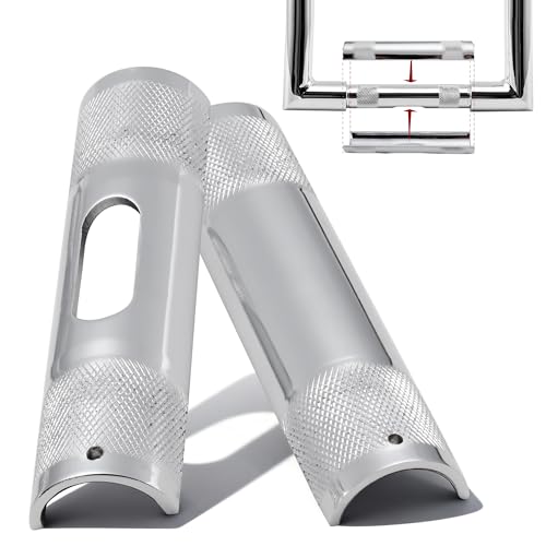 Manillar cromado adaptador de abrazadera de 1 a 1-1/4 para Harley Davidson
