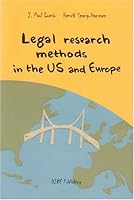 Legal Research Methods in the U.S. & Europe 8757417156 Book Cover
