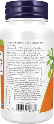 Image of Now Foods Ashwagandha Ext 400Mg 90Vcap