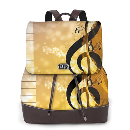 Sac à dos piano et violon en cuir pour femme, l'accessoire de voyage idéal des affaires aux loisirs