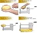 TechTongda Tornado Potato Spiral Cutter Manual Stainless Steel Twisted Potato Slicer Cutter French Fry for Potatoes Carrots Vegetables