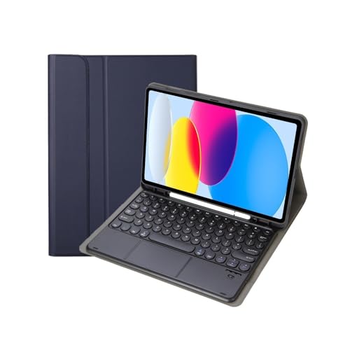 Funda protectora de cuero para iPad Air 11 con teclado magnético de alta precisión