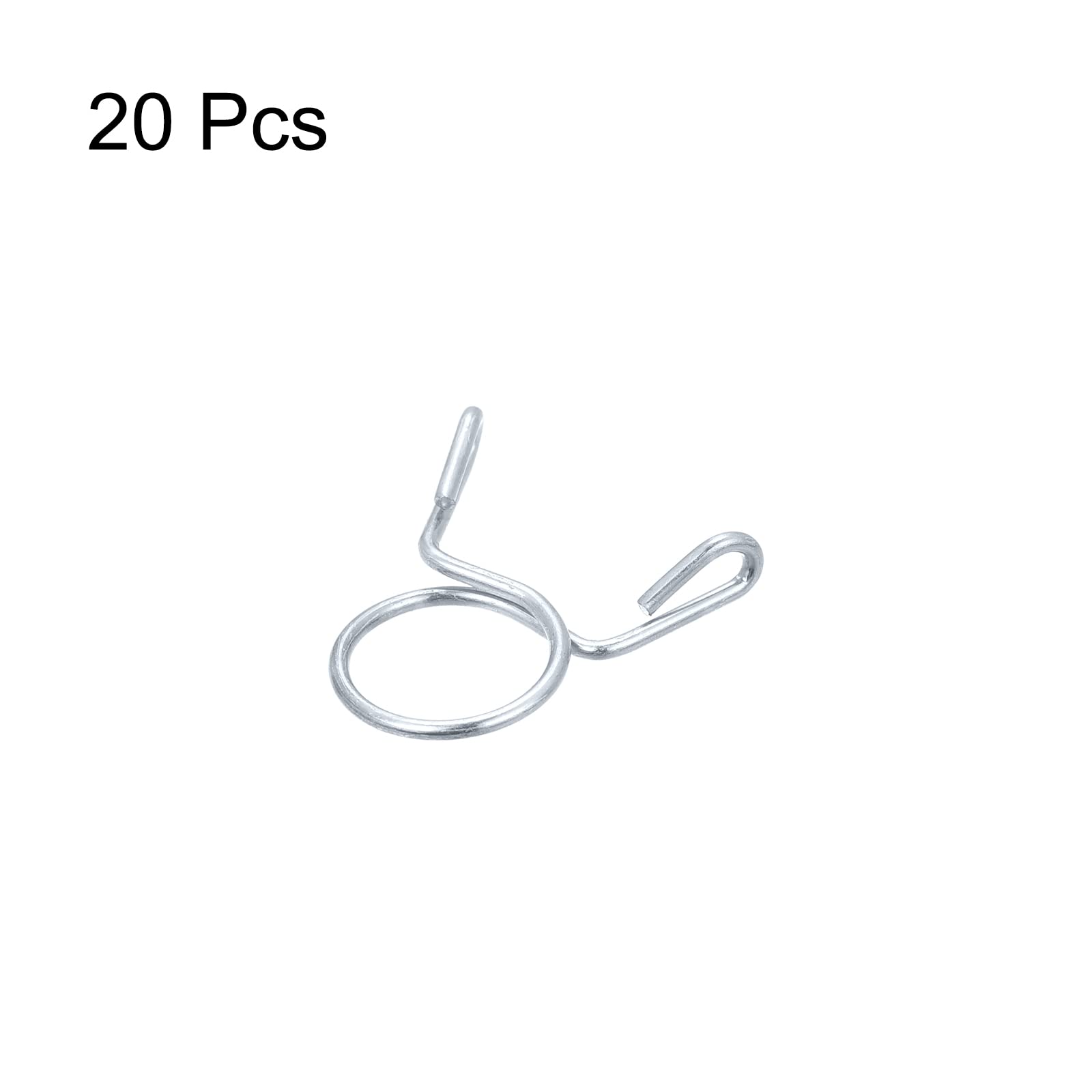 Sourcing Map Collier Serrage Carburant Ligne Tuyau Clip, 20pcs 9mm
