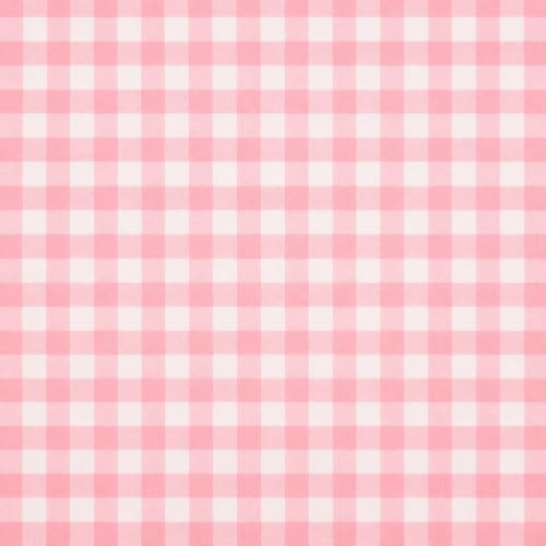 Image of VOMZER Single Size (36x72) 300 TC Soft Cotton Feel Microfiber All Around Elastic Fitted Single Bedsheet with 1 Pillow Cover | Pink Check