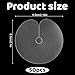 COMNICO Heat Shield Guards, 50Pcs Circular Hair Extensions Shield Clear Fusion Glue Protector Single Hole Round Spacer Template Heat Shield Guards for Hair Extension Bonding