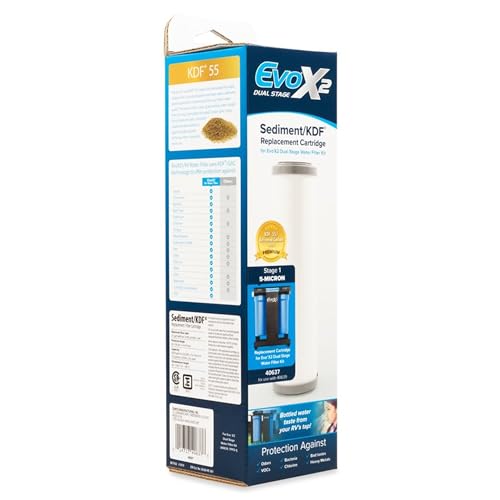 Camco EVO 5-Micron Water Filter Replacement Cartridge - Significantly Reduces Sediment, Taste, Odor and Chlorine - Prolongs Your Carbon Block Filter (40637) by Camco - Image 5