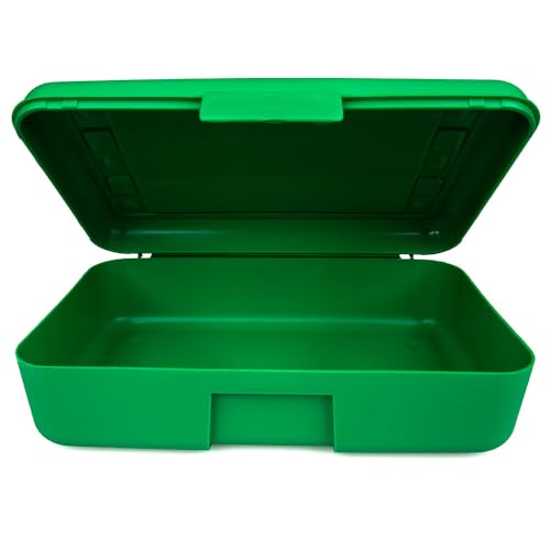 Image of Craft County Solid Color Pencil Box - Store All Your Art Supplies in 1 Convenient Location - 5 Vibrant Colors to Choose From