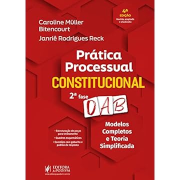 Capa do livro Prática Processual Constitucional - 2ª Fase OAB: Modelos Completos e Teoria Simplificada