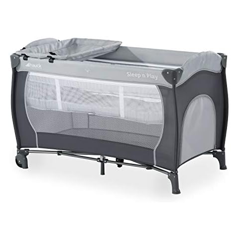 Hauck Cuna de Viaje Bebe Sleep N Play Center con Cambiador y Ruedas Cover