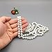 Kawailay Multi Strand Imitation Pearl Necklace - 1920s Flapper Style, 1.5m White