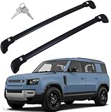 SAREMAS Upgraded Loading 260lbs for Land Rover Defender 110 130 2020-2026 Roof Rack Cross Bars Luggage Rail Carrier Lockable
