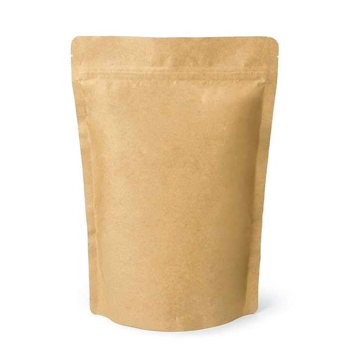 Deera Kraft Paper Standee Pouch Without Window With Aluminium Lining Inside Produce Storage Bag - 130Mm X 210Mm - Pack Of 25 (B0CRGYN288) Amazon Price History, Amazon Price Tracker