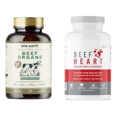 Beef Organs and Heart. New Zealand Pasture Raised Organ Supplements Cover