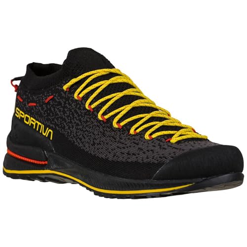 LA SPORTIVA TX2 Evo - Men's Approach Shoes, Black Yellow, 8.5