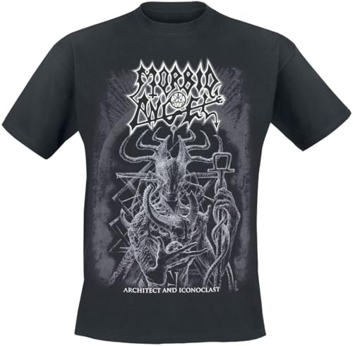 T-shirt Morbid Angel noir homme M : un vêtement metal qui ne se déforme pas
