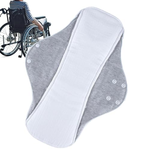 Toalla Higiénica Reutilizable, Resbalón Reutilizable Antifugas de Algodón Lavable | Toalla Higiénica de Algodón - Para Mujeres Adolescentes Mayores Vida Diaria