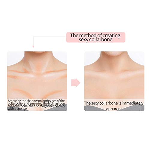 Makeups Qic Cosmetic Water-Proof Double-End Highlighter And Shimmer Stick Concealer Face Makeup Whitening Concealer Retouched Face Silhouette (Color : Color2) #TOP7