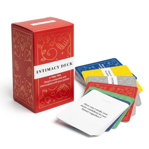 Intimacy Deck 150 Couples Cards for Deeper Connection Fun & Passion. Strengthen Relationships with Engaging Questions & Exciting Challenges Perfect for Date Nights Anniversaries & Gifts for Coupl