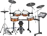 DTX8K-PROX Electronic Drum Set in Real Wood Finish with DTX-PROX Module and DTP8-X (TCS Pad Set), DTC8 (Cymbal Pad and Hardware), RS-8