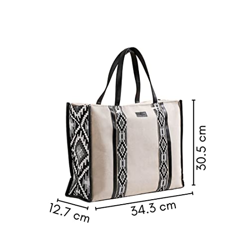 Nestasia-Tote-Bags-for-Women-Handcrafted-Multipurpose-Tote-Bag-with-Zip-Adjustable-Strap-Perfect-for-Daily-Use-Office-College-Travel-Picnic-Shopping