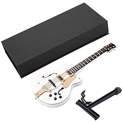 Modèle de guitare, 5,5 pouces, modèle de guitare électrique en miniature blanche, outils artisanaux, décoration cadeau… - Les Beatles, Paul McCartney, John Lennon, RIngo Starr, George Harrison Modèle de guitare, 5,5 pouces, modèle de guitare électrique en miniature blanche, outils artisanaux, décoration cadeau… – Image 3