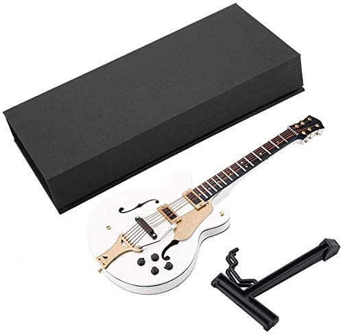 Modèle de guitare, 5,5 pouces, modèle de guitare électrique en miniature blanche, outils artisanaux, décoration cadeau… - Les Beatles, Paul McCartney, John Lennon, RIngo Starr, George Harrison Modèle de guitare, 5,5 pouces, modèle de guitare électrique en miniature blanche, outils artisanaux, décoration cadeau… – Image 4