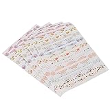 Naroote Runde Aufkleber, Walzenflaschenbezeichnungen für ätherische Öle 4 Blatt ätherische...