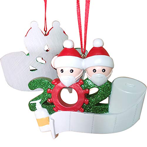 image for ZOESOE Christmas 2020 Hanging Ornaments, Personalized Survivor Family 
