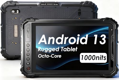 Kayoote SS9 Pro 8�C���` 1000nits �����P�x �^�t�l�X�^�u���b�g Android 13, MT6789 8�R�A 12GB RAM 256GB ROM �Y�Ɨp�^�u���b�g, 7800mAh ��e�ʃo�b�e���[, IP67�h���h�o �ϏՌ�,