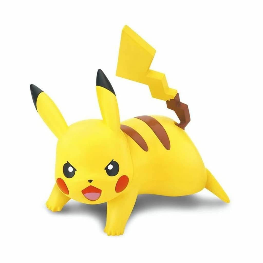 Bandai Hobby - Pokemon - 03 Pikachu (Battle Pose), Bandai Spirits Pokemon Model Kit Qucik!!-image-36