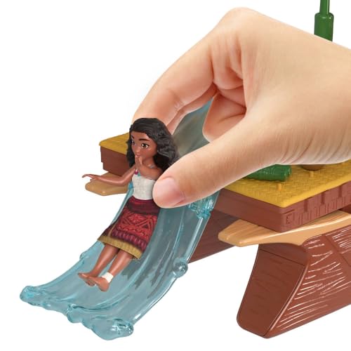 Mattel Disney Moana 2 Adventure Canoe Floating Boat Playset - image 8
