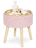 Material confiable de primera calidad - este asiento de almacenamiento está hecho de cáñamo suave de alta calidad y madera maciza. Las 4 patas de madera maciza están equipadas con almohadillas antideslizantes para proteger el suelo. El cojín no solo es cómodo para sentarse, sino que también es difícil de usar, turbio y confiable, duradero para una larga vida útil.