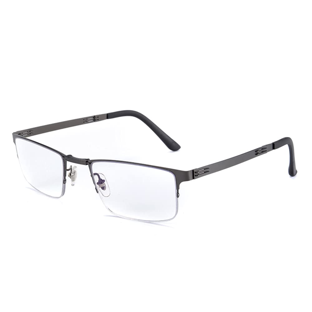 CAOXN Gafas De Lectura Plegables Progresivas Multifocales para Hombres, Gafas De Sol Polarizadas Fotocromáticas para Exteriores/Dioptría Anti-Ultravioleta +1.0 A +3.0,Negro,+3.00