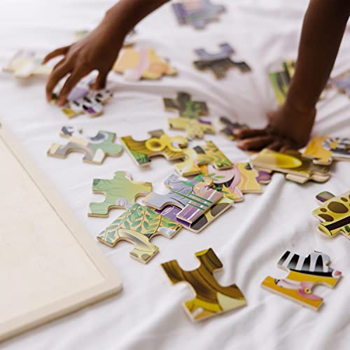 Melissa & Doug African Plains Safari Wooden Jigsaw Puzzle With Storage Tray (24 Pcs) #TOP2