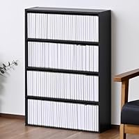 Amazon｜山善(YAMAZEN) 本棚 大容量 スリム 【全体耐荷重60㎏】 5段 幅