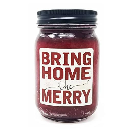 Holiday Scented Candle Jar, Apple Clove Orange Juniper Berry, Comforts of Home by Crossroads12oz
