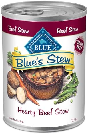 Blue Buffalo Blue's Stew Beef Grain-Free Wet Dog Food, 12.5 oz, 12 ct