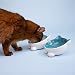 Navaris Futternapf Set 2-teilig für Katzen - 2X Keramik Napf rutschfest - Fressnapf Katzennapf spülmaschinenfest - Wasser Nassfutter Trockenfutter