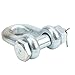 Cloimei Heavy Duty Anchor Shackle Alloy Steel Galvanized Bow Type with Nut for Marine Construction Industrial Lifting 2T 3.25T 4.75T 6.5T (2T)